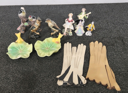 Vintage Leather Children's Glives & Figurines