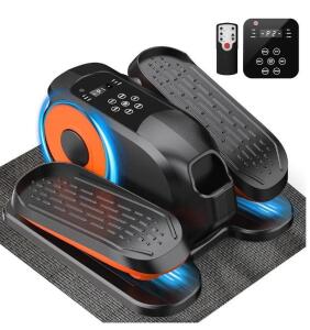 GooMags Motorized Mini Under Desk Elliptical Trainer, 12 Speed Levels, 300 lbs Capacity, LCD Display
