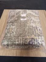 Traditional Distressed Green Medallion Area Rug 5'x7' Polypropylene, Rectangle, Sealed - 2