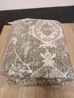 Traditional Distressed Green Medallion Area Rug 5'x7' Polypropylene, Rectangle, Sealed - 4