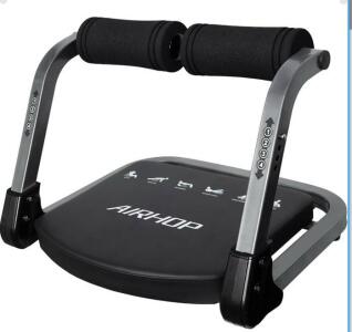 AIRHOP AH-AB10 Abdominal Exercise Machine, 4-Level Adjustable Resistance, Portable & Foldable, 10 lbs