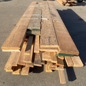 Bunk Of 2x6x18 & 2x4x16-18&rsquo; SPF #2 Grade Lumber Bundle & (7 2x12x16&rsquo; Boards) Kiln-Dried (Some Treated)