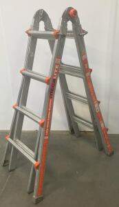 Little Giant MegaLite M17 15 ft Multi-Position Aluminum Ladder, Type IA, 300 lbs Capacity