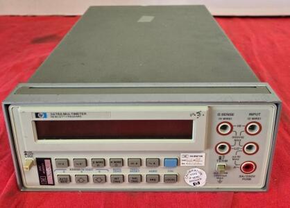 HP 3478A Digital Multimeter, 5&frac12;-Digit Resolution, True RMS AC, 2/4-Wire Resistance, HP-IB Interface