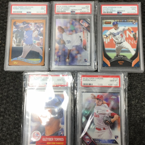 Graded MLB cards