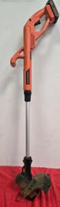BLACK+DECKER 20V Cordless String Trimmer, 2.0Ah Lithium Battery, 12-Inch Cut, Lightweight
