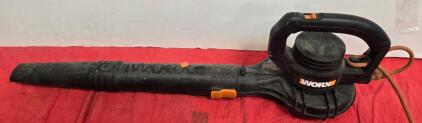 WORX WG506 Electric Leaf Blower, 7.5A, 160MPH/160CFM, Handheld, Corded