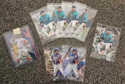 2017 Topps High Tek Rookie Cards: Yulieski Gurriel, Dan Vogelbach, Alex Reyes (#38/50)