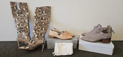 Steve Madden Kimari Boots, Vince Camuto Kikie Loafers, Steve Madden Defiant Ankle Boots