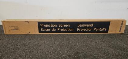 Knox Regent Lenticular 96" Manual Pull-Down Projection Screen, Wall/Ceiling Mount, USA