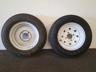 5.30-12 Trailer Wheel & Tire Set, Tread Star, Load Range C, Steel 4-Lug & 5-Lug, Korea
