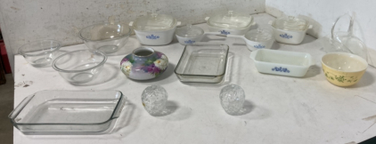 Pyrex, Anchor Hocking, & Corningware