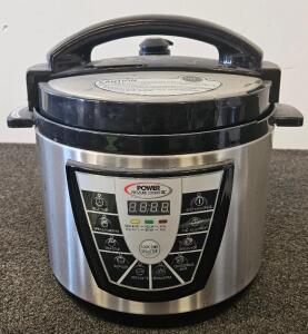 Power Pressure Cooker XL, 8-Quart, Model PPC770, 1000W, Digital Controls, Stainless Steel/Black (tested, works)