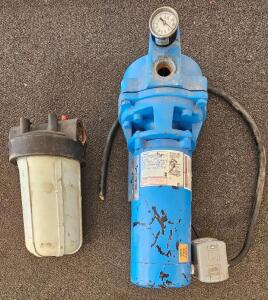 Flowise FJS14 1.5 HP Shallow Well Jet Pump with Century Motor & Inline Water Filter Housing
