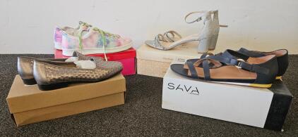 Easy Spirit Liz Loafer 6.5M | Rampage Holly Sneaker 10 | Badgley Mischka Joanne Sandal 11 | SAVA SoftWalk Chelsea 11.5/12M