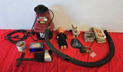 Vintage Holmes-Bates Handheld Stereoscope Viewer with 30+ Scenic Stereoview Cards