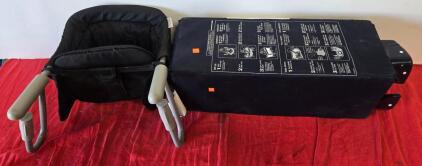 Portable Inglesina Fast Table Clip-On High Chair & Graco Pack 'n Play Playard Black