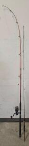 Shakespeare 8'0" BWS 1280R-2MH Medium Heavy Surf Spinning Rod With Reel, Second Rod Included