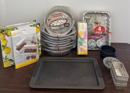 Comprehensive Baking Supplies: Wilton & Handi-Foil Pans, Accessories, Recipe Binder, And More