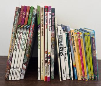 23 Kids' Educational Books & Boxer Dog Care Guides, Usborne/Southwestern/Barron&rsquo;s, Illustrated