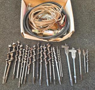 Mixed Wood Auger & Spade Drill Bits With Universal Fuel Pump Kit, F80128