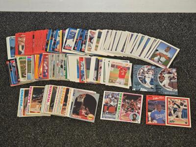 Barry Bonds, Chipper Jones, Shaquille O'Neal Trading Card Collection &ndash; 150+ Baseball & Basketball Cards