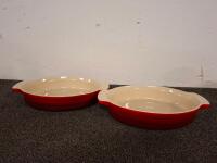 Mixed Kitchenware & Drinkware Lot &ndash; Glassware, Red Ceramic Bakeware, Plastic Containers - 3