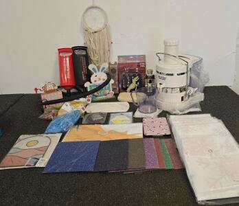 Assorted Household and Craft Items Lot &ndash; Includes Jack LaLanne Juicer, Air Pumps, and More