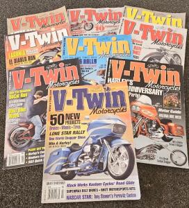 9-Issue V-Twin Motorcycles Magazines (2006&ndash;2009), Paisano/Easyriders, Harley Features