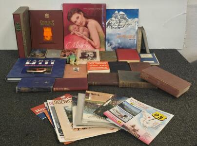 Mixed Vintage Book & Magazine Lot &mdash; NFL Sidelines, Miracle, Highway 93, Collectibles, 25+ Items