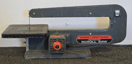 Sears Craftsman 16-Inch Motorized Scroll Saw Model 572.247200 with 22"x11" Table