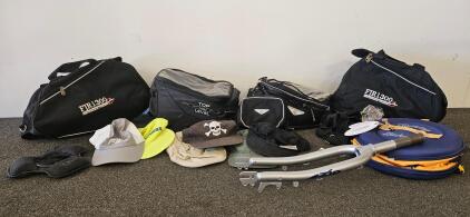 Yamaha FJR1300 Touring Bags Marsee & Held Tank Bags Zipp Fork Tommy Bahama Hats Lot