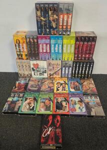 Large Collection of Vintage VHS Sets: The Avengers, I Love Lucy, The X-Files, BBC Classics