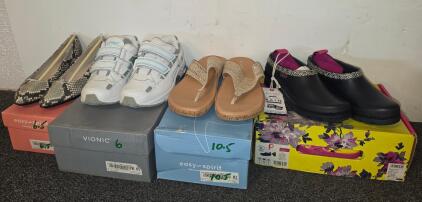 Women&rsquo;s Shoes - Vionic Walker Size 6, Easy Spirit Rabia Size 6.5, Lardy 2 Size 10.5, Joules Clogs Size 7