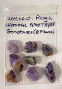 204.00 Ct Rough Amethyst Stones