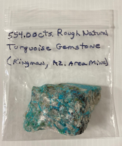 554.00 Cts. Rough Turquoise Stone Specimen