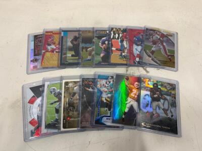 NFL Rookie Card Lot: Kareem Hunt, Derek Carr, Michael Vick, Khalil Mack, Leonard Fournette & More