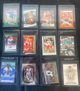 Trevor Lawrence, Lamar Jackson, Puka Nacua, Aaron Rodgers NFL Rookie, Insert, Autograph Card Lot