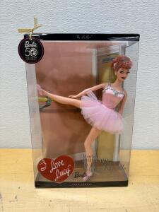 Barbie 50th Anniversary I Love Lucy "The Ballet" Pink Label Doll R9937, Lucille Ball as Lucy Ricardo