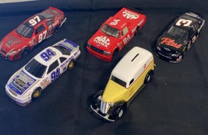 NASCAR 1:24 Die-Cast Cars Lot &ndash; #97 Coca-Cola, #94 Brookyard 400, #3 Plus, MAC Tools, Coin Bank Truck
