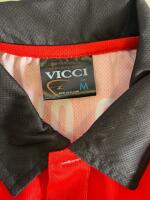 VICCI MAC Tools Racing Crew Shirt Medium &ndash; Signed, Red/Black - 3