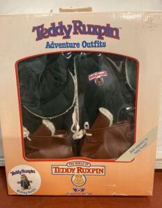 Teddy Ruxpin Adventure Outfits Hiking Outfit by Worlds of Wonder, Complete in Original Box, c. 1986