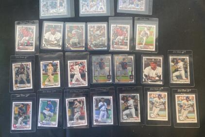 2021 Bowman Baseball Rookie Card Lot (Approx. 20+ Cards, Various Players)