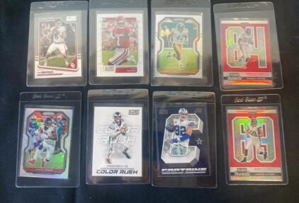 2018-2020 NFL Football Card Lot: Mayfield, Murray RCs, Prizm Polamalu/Jones, Moss/Allen Inserts