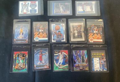 Anthony Davis & Joel Embiid Basketball Card Collection &ndash; Panini NBA Hoops, Donruss Optic, Prizm Inserts