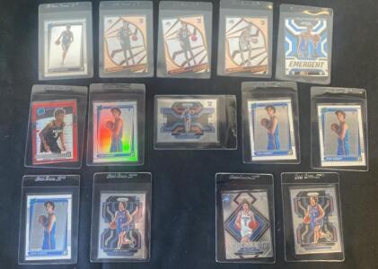 Panini 2022-23 Prizm & Optic Basketball Rookie/Insert Card Lot - Holmgren, Giddey, McDaniels
