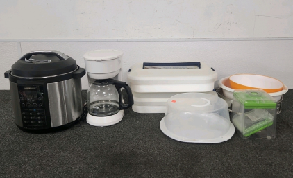 Farberware Insta-Cooker, Coffee Pot and Assorted Kitchenware