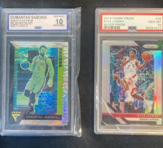 2020-21 Panini Flux Prizm #68 Domantas Sabonis Silver Pulsar CCG 10 GEM Mint Pacers