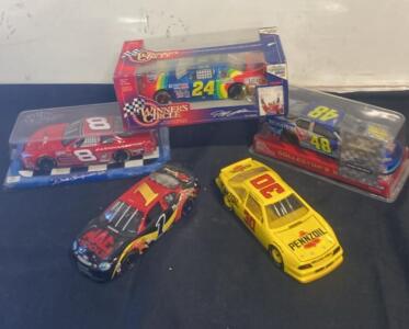 Winner's Circle 1:24 Jeff Gordon #24, Earnhardt Jr #8, Johnson #48, Pennzoil #30, Mac #1 NASCAR Cars