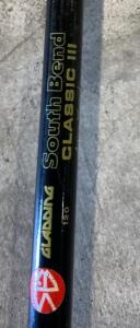 South Bend Classic III 120 Fiberglass Spinning Rod, Vintage USA-Made